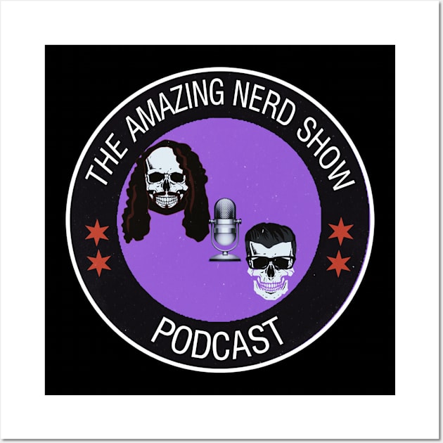 The Amazing Nerd Show Circle Logo Wall Art by The Amazing Nerd Show 